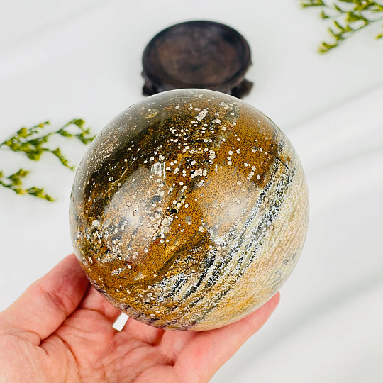 Шар из океанической Яшмы, Артикул: 116967 - изображение товара №2