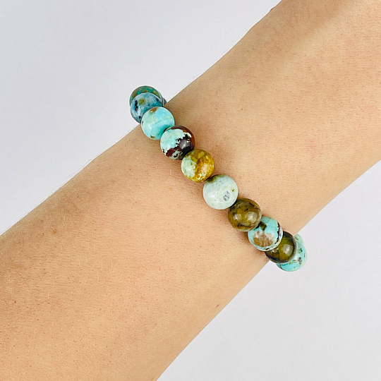 Браслет из Хризоколлы, Артикул: 088148 - изображение товара №2
