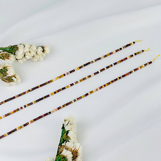 Бусины для украшений из Яшмы (Мукаит), Артикул: 117706 - изображение товара №3