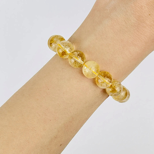Браслет из Цитрина, Артикул: 073546 - изображение товара №1