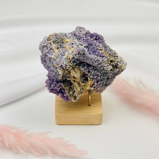 Виноградный Халцедон на подставке, Артикул: 108773 - изображение товара №1