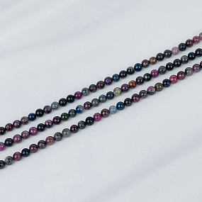 Бусины для украшений из Корунда микс (64 бусины), Артикул: 117052 - изображение товара №1