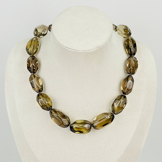 Колье из Раухтопаза, Артикул: 113289 - изображение товара №1