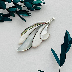 Кулон из Преламутра и Халиотиса, Артикул: 100384 - изображение товара №1