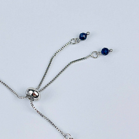 Браслет регулируемый из Лазурита, Иолита и Содалита, Артикул: 117956 - изображение товара №3