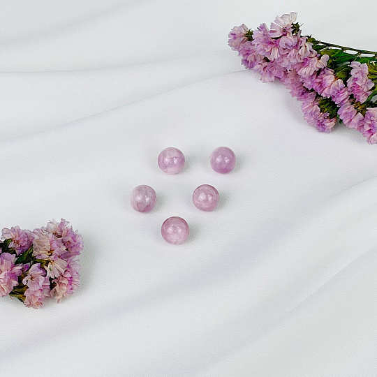 Бусины для украшений из Кунцита (5 шт), Артикул: 116279 - изображение товара №1