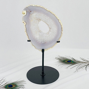 Срез Агата на подставке, Артикул: 117350 - изображение товара №1