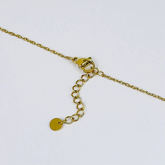 Кулон на цепочке из Малахита, Артикул: 106425 - изображение товара №4