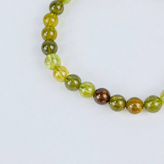 Браслет из Граната (Гроссуляр), Артикул: 092940 - изображение товара №3