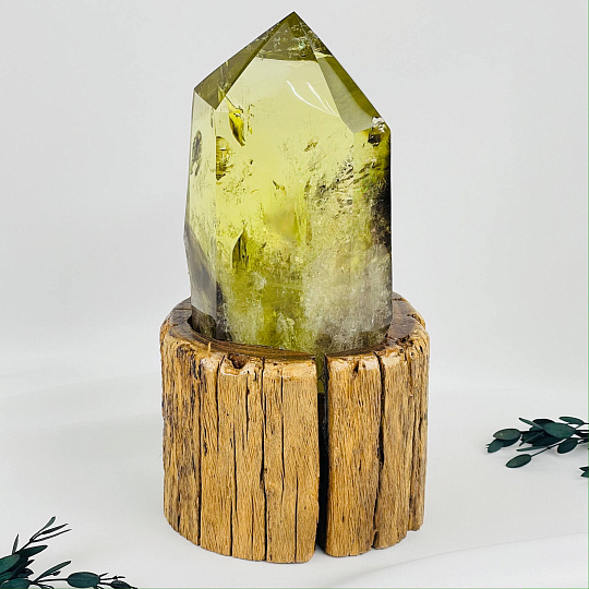 Кристалл из Цитрина на подставке, Артикул: 113380 - изображение товара №1