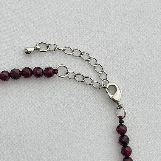 Колье из Граната (Пироп), Артикул: 080840 - изображение товара №3