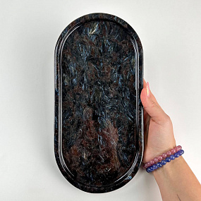 Блюдо из Арфведсонита (Нуумит), Артикул: 117110 - изображение товара №3