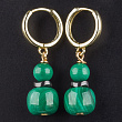 Серьги с Малахитом 