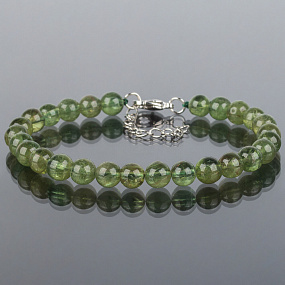 Браслет из Апатита зеленого, Артикул: 083677 - изображение товара №1