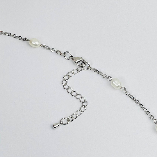 Колье на цепочке с Жемчугом, Артикул: 117000 - изображение товара №3