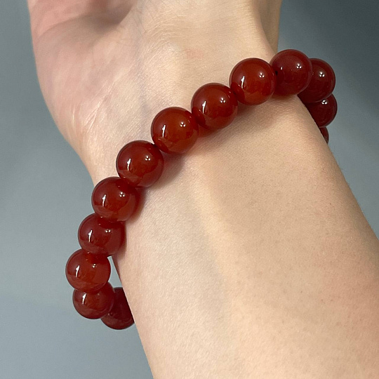 Браслет из Сердолика, Артикул: 076827 - изображение товара №4