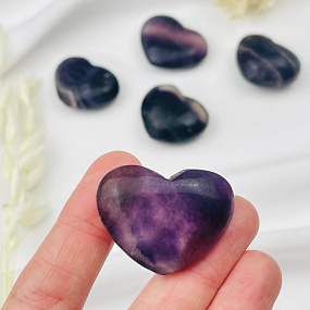 Сердце из Флюорита