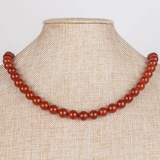 Бусы из Сердолика , Артикул: 075824 - изображение товара №1