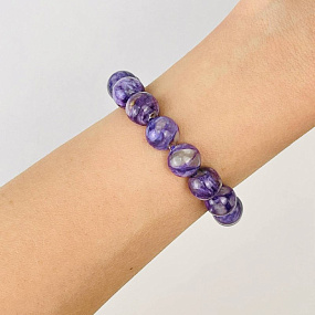 Браслет из Чароита, Артикул: 115955 - изображение товара №1