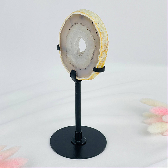 Срез Агата на подставке, Артикул: 117356 - изображение товара №3