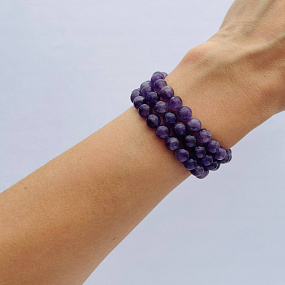 Бусины для украшений из Аметиста, Артикул: 097100 - изображение товара №2