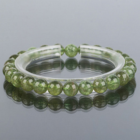 Браслет из Апатита зеленого, Артикул: 084472 - изображение товара №1