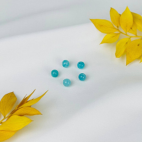 Бусины для украшений из Амазонита (5 шт), Артикул: 117284 - изображение товара №1