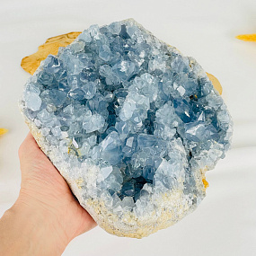 Друза Целестина на подставке, Артикул: 117680 - изображение товара №3