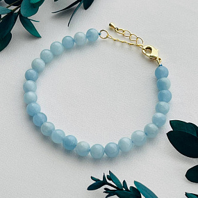 Браслет из Аквамарина