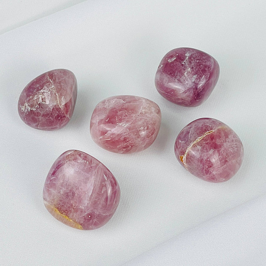 Галтовка из мадагаскарского Розового кварца (10 шт), Артикул: 118029 - изображение товара №2