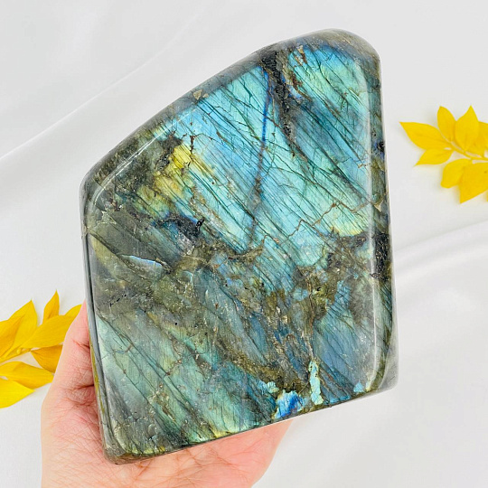 Срез (экран) из камня Лабрадор полированный, Артикул: 101011 - изображение товара №3