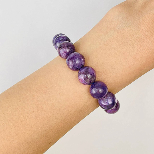 Браслет из Чароита, Артикул: 115883 - изображение товара №1