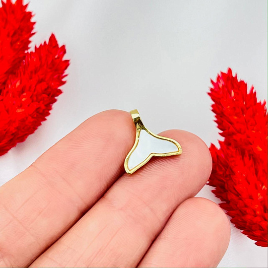 Подвеска перламутровая "Хвост" (1 шт), Артикул: 105872 - изображение товара №1