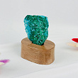 Срез Хризоколлы в Малахите на подставке