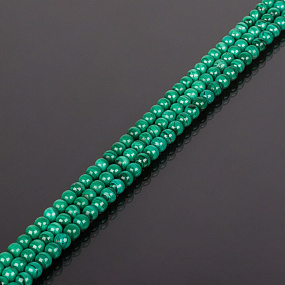 Бусины для украшений из Малахита (96 бусин), Артикул: 076388 - изображение товара №1