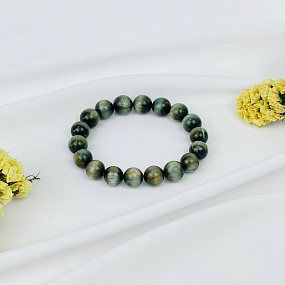 Браслет из Соколиного глаза, Артикул: 071907 - изображение товара №3