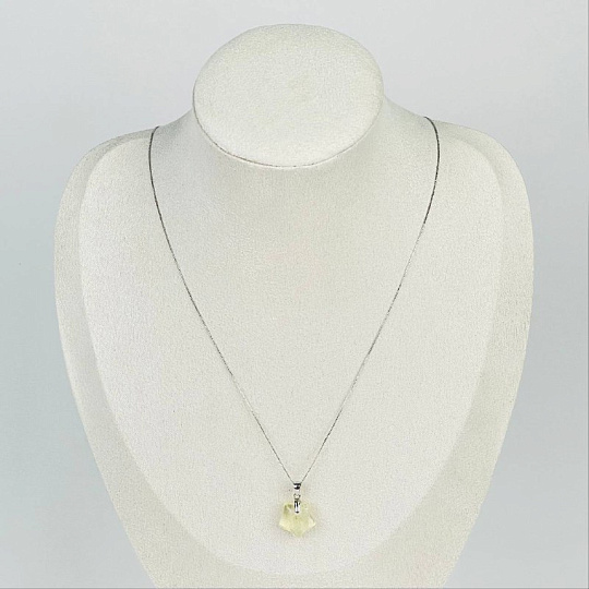 Кулон на цепочке из лимонного Кварца, Артикул: 116749 - изображение товара №2