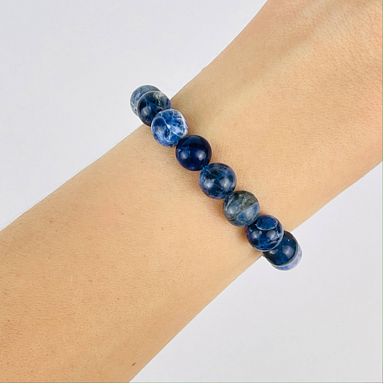 Браслет из Содалита, Артикул: 077084 - изображение товара №1