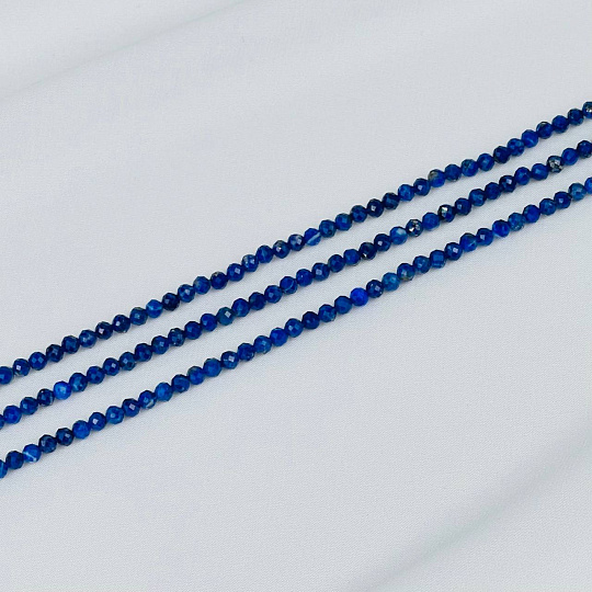 Бусины для украшений из Лазурита (120 бусин), Артикул: 092832 - изображение товара №1