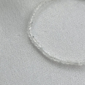 Браслет из Лунного камня с включением Турмалина, Артикул: 089618 - изображение товара №2