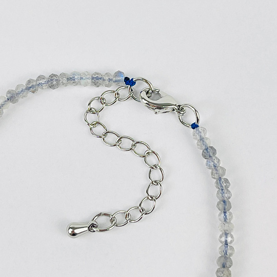 Браслет из Лабрадора и Кианита, Артикул: 116807 - изображение товара №4