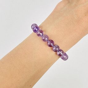 Браслет из лавандового Аметиста, Артикул: 081288 - изображение товара №1