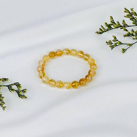 Браслет из Цитрина, Артикул: 077865 - изображение товара №2