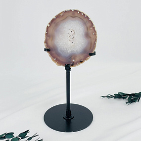 Срез Агата на подставке