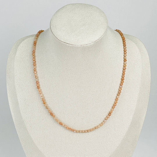 Бусы из Лунного камня, Артикул: 100851 - изображение товара №1