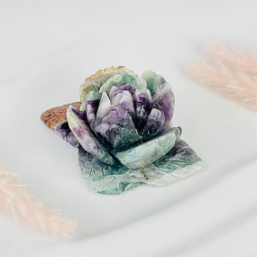 Цветок из Флюорита