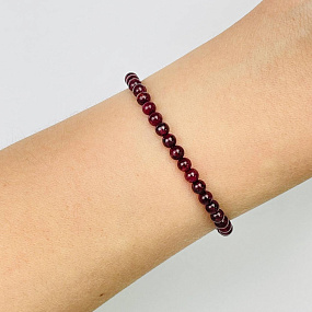 Браслет из Граната (Пироп), Артикул: 084507 - изображение товара №2