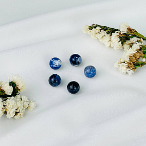 Бусины для украшений из Содалита (5 шт)