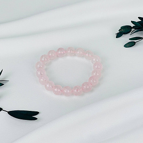 Браслет из Розового кварца, Артикул: 090940 - изображение товара №2