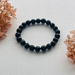Браслет из черного Турмалина "Шерл" огранка "В"
